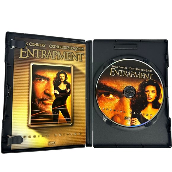 Sean Connery Catherine Zeta Jones Entrapment Special Ed DVD Full Screen 1999 - Picture 3 of 7